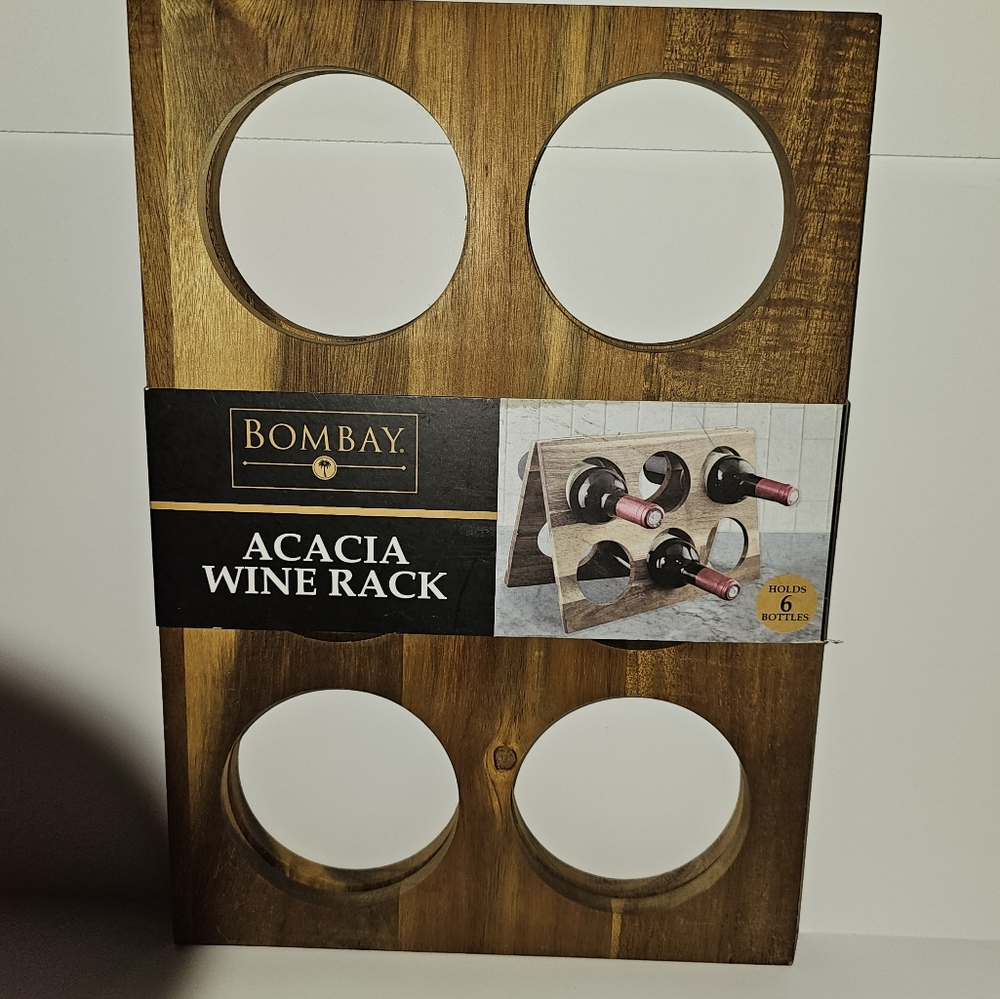 Bombay Acacia Wine Rack